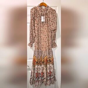 Free People Long Sleeve Maxi Dress